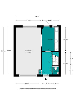 Plattegrond - Tulpstraat 105, 4711 HG St. Willebrord - Tulpstraat 105 Begane grond - 2D.jpg